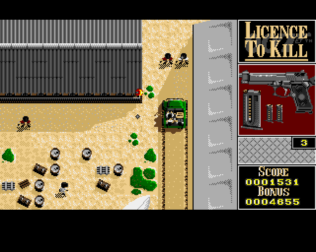 007: Licence to Kill screenshot 2 for Commodore 64